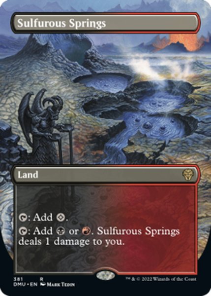 画像1: 【ENG】硫黄泉/Sulfurous Springs[MTG_DMU_381R] (1)