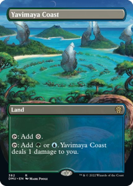 画像1: 【ENG】ヤヴィマヤの沿岸/Yavimaya Coast[MTG_DMU_382R] (1)