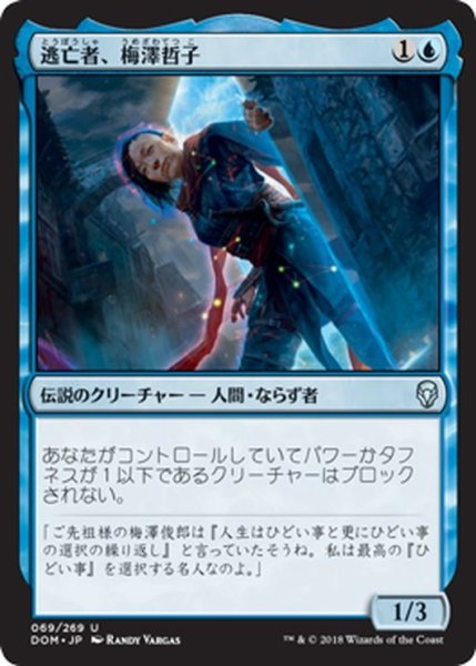 画像1: 【JPN】逃亡者、梅澤哲子/Tetsuko Umezawa, Fugitive[MTG_DOM_069U] (1)