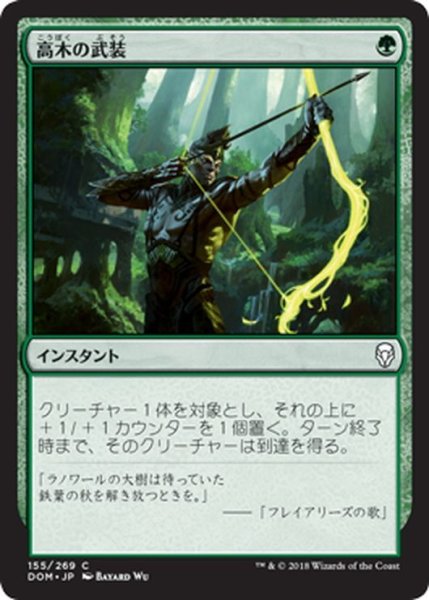 画像1: 【JPN】高木の武装/Arbor Armament[MTG_DOM_155C] (1)