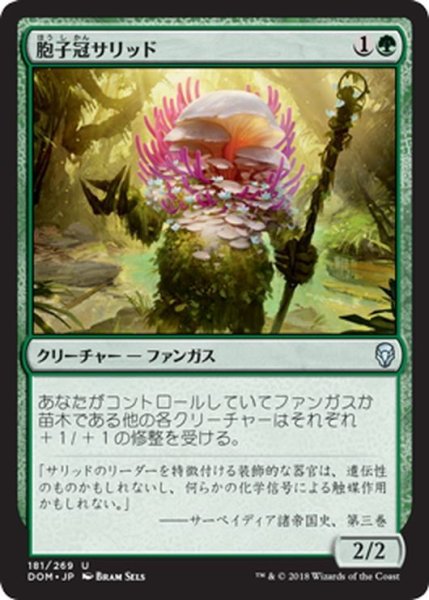 画像1: 【JPN】胞子冠サリッド/Sporecrown Thallid[MTG_DOM_181U] (1)