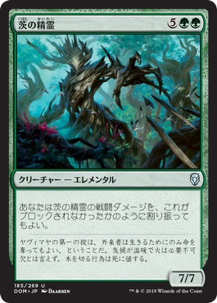 画像1: 【JPN】茨の精霊/Thorn Elemental[MTG_DOM_185U] (1)