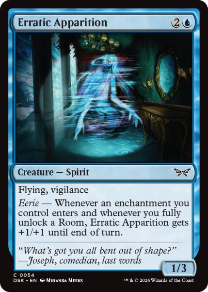 画像1: 【ENG】うつろう亡霊/Erratic Apparition [MTG_DSK_0054_C] (1)