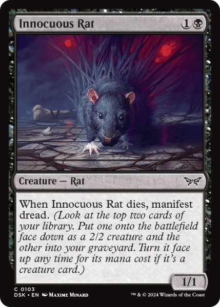 画像1: 【ENG】無害なネズミ/Innocuous Rat [MTG_DSK_0103_C] (1)