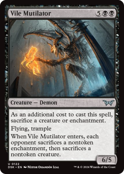 画像1: 【ENG】不快な切断魔/Vile Mutilator [MTG_DSK_0122_U] (1)