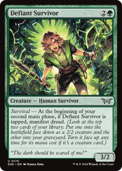 画像1: 【ENG】果敢な生存者/Defiant Survivor [MTG_DSK_0175_U] (1)