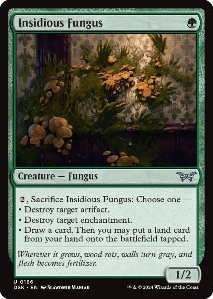 画像1: 【ENG】腹黒茸/Insidious Fungus [MTG_DSK_0186_U] (1)