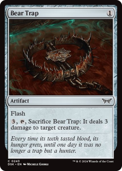 画像1: 【ENG】ベアトラップ/Bear Trap [MTG_DSK_0243_C] (1)