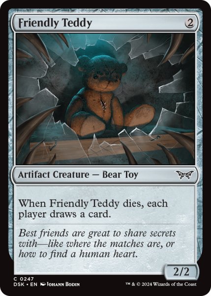 画像1: 【ENG】友好的なテディベア/Friendly Teddy [MTG_DSK_0247_C] (1)