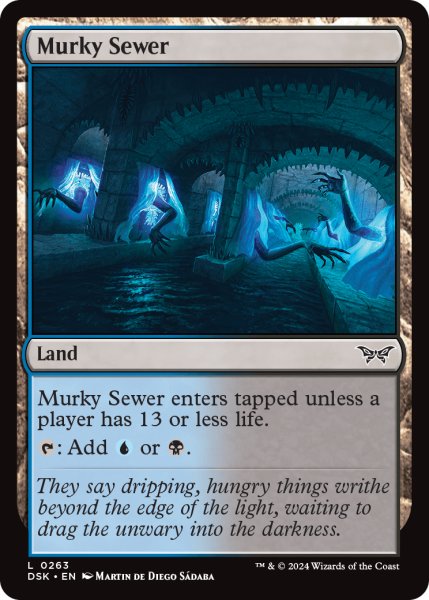 画像1: 【ENG】薄暗い下水道/Murky Sewer [MTG_DSK_0263_C] (1)