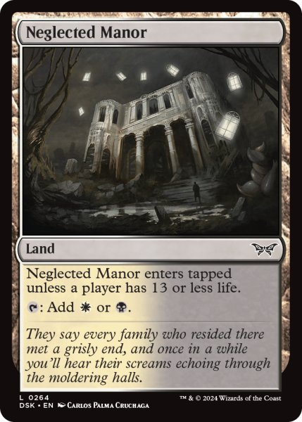 画像1: 【ENG】放置された邸宅/Neglected Manor [MTG_DSK_0264_C] (1)