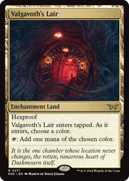 画像1: 【ENG】ヴァルガヴォスの棲み処/Valgavoth's Lair [MTG_DSK_0271_R] (1)