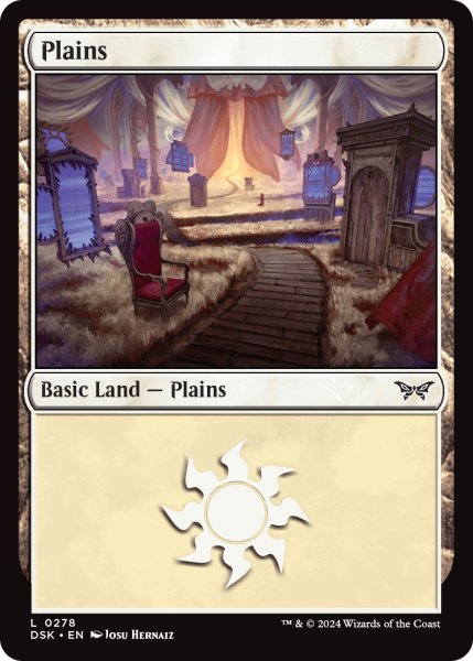 画像1: 【ENG】平地/Plains[MTG_DSK_0278_C] (1)