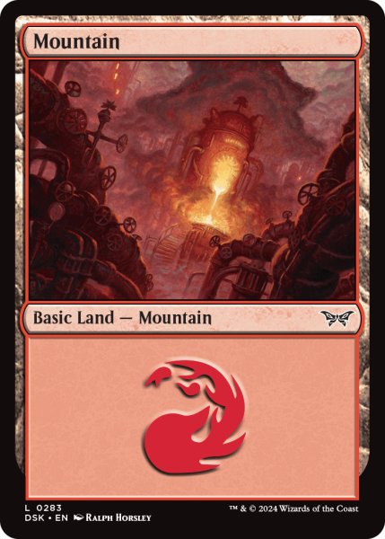 画像1: 【ENG】山/Mountain[MTG_DSK_0283_C] (1)