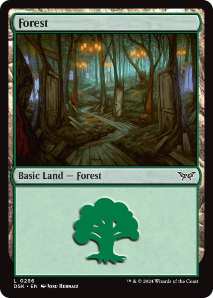 画像1: 【ENG】森/Forest[MTG_DSK_0286_C] (1)