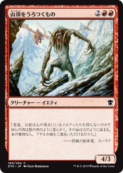 画像1: 【JPN】山頂をうろつくもの/Summit Prowler[MTG_DTK_160C] (1)