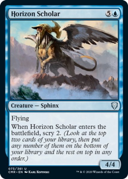 画像1: 【ENG】地平の識者/Horizon Scholar[MTG_CMR_073U] (1)