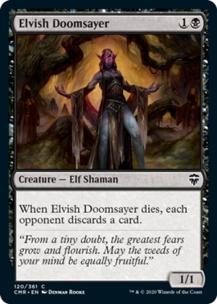 画像1: 【ENG】エルフの終末論者/Elvish Doomsayer[MTG_CMR_120C] (1)