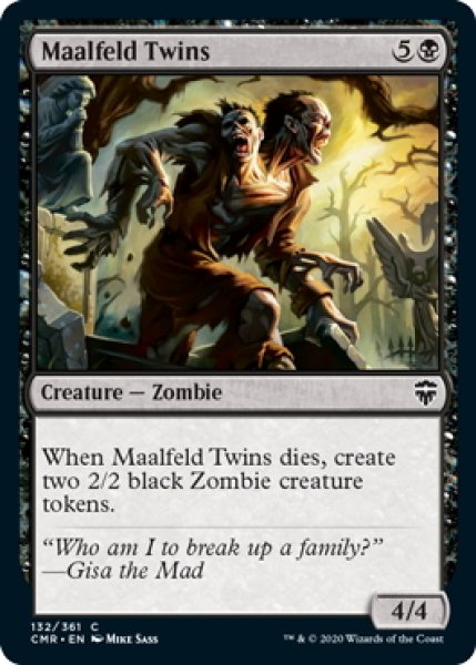 画像1: 【ENG】マルフェルドの双子/Maalfeld Twins[MTG_CMR_132C] (1)