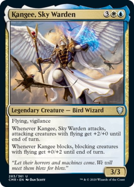 画像1: 【ENG】空の管理者、カンジー/Kangee, Sky Warden[MTG_CMR_283U] (1)