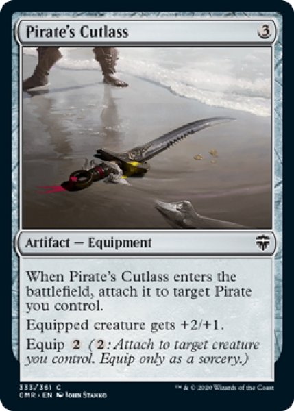 画像1: 【ENG】海賊のカットラス/Pirate's Cutlass[MTG_CMR_333C] (1)