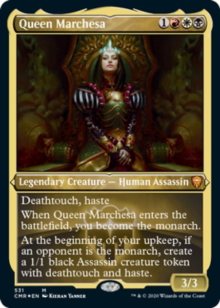 画像1: 【ENG】★Foil★マルチェッサ女王/Queen Marchesa[MTG_CMR_531M] (1)