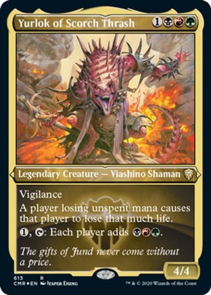 画像1: 【ENG】★Foil★焦熱団のユルロック/Yurlok of Scorch Thrash[MTG_CMR_613R] (1)