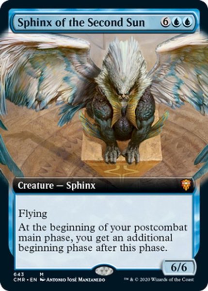 画像1: 【ENG】★Foil★副陽のスフィンクス/Sphinx of the Second Sun[MTG_CMR_643M] (1)