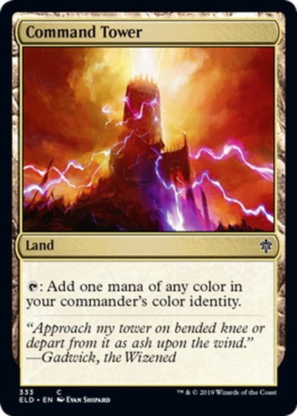 画像1: 【JPN】統率の塔/Command Tower[MTG_ELD_333C] (1)