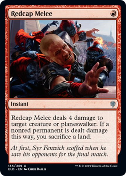 画像1: 【ENG】レッドキャップの乱闘/Redcap Melee[MTG_ELD_135U] (1)