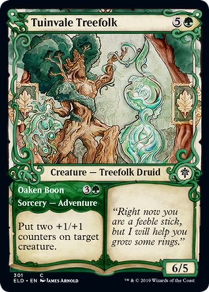 画像1: 【ENG】チューインベイルのツリーフォーク/Tuinvale Treefolk[MTG_ELD_301C] (1)