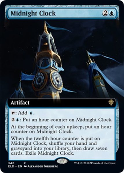 画像1: 【ENG】真夜中の時計/Midnight Clock[MTG_ELD_346R] (1)