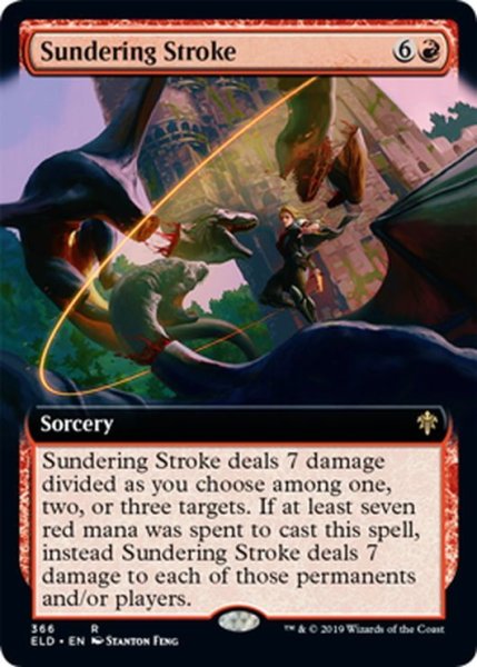 画像1: 【ENG】切り離す一撃/Sundering Stroke[MTG_ELD_366R] (1)