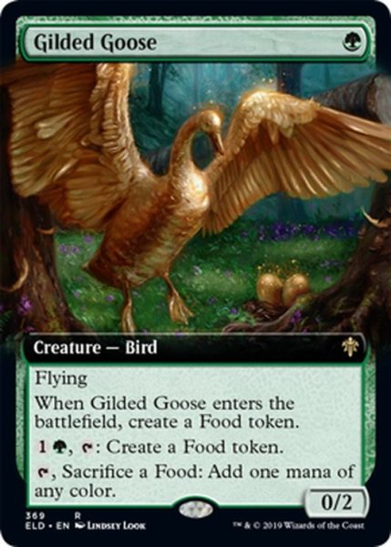 画像1: 【ENG】金のガチョウ/Gilded Goose[MTG_ELD_369R] (1)