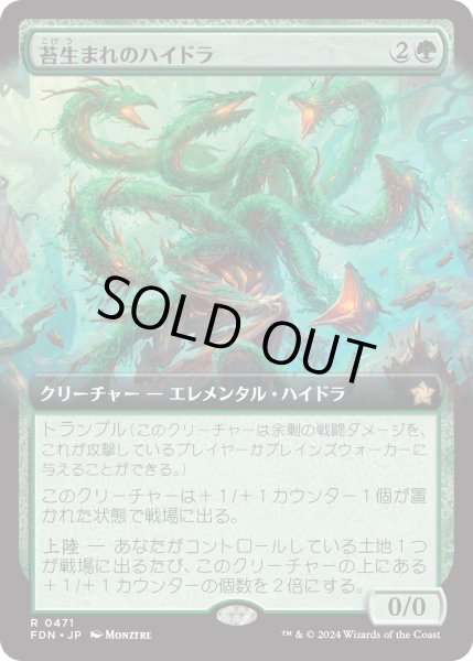 画像1: 【JPN】苔生まれのハイドラ/Mossborn Hydra [MTG_FDN_0471_R] (1)