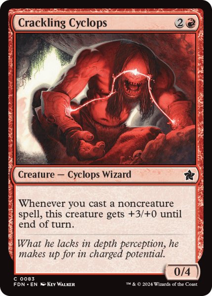 画像1: 【ENG】弾けるサイクロプス/Crackling Cyclops [MTG_FDN_0083_C] (1)