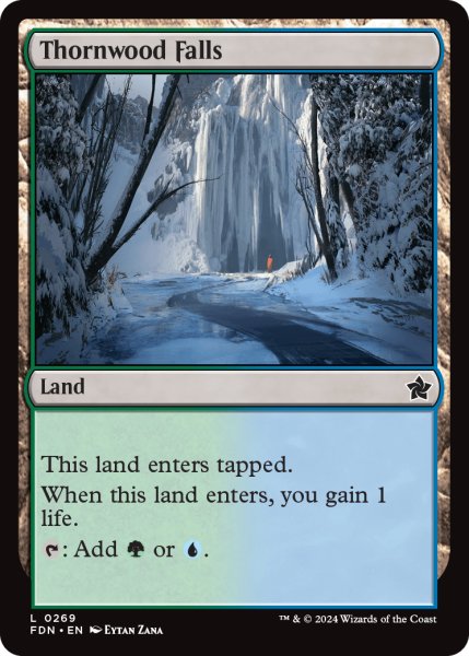 画像1: 【ENG】茨森の滝/Thornwood Falls [MTG_FDN_0269_C] (1)