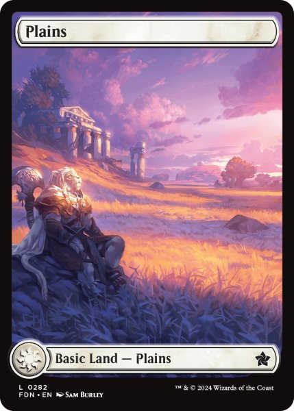 画像1: 【ENG】平地/Plains[MTG_FDN_0282_C] (1)