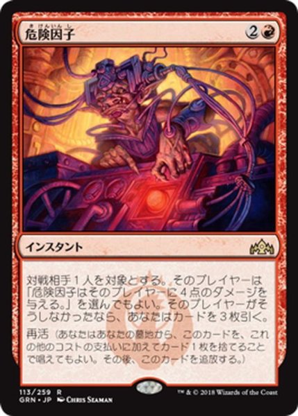 画像1: 【JPN】危険因子/Risk Factor[MTG_GRN_113R] (1)