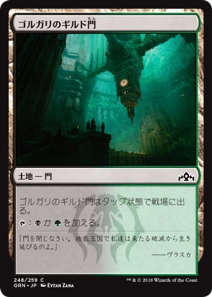 画像1: 【JPN】ゴルガリのギルド門/Golgari Guildgate[MTG_GRN_248C] (1)