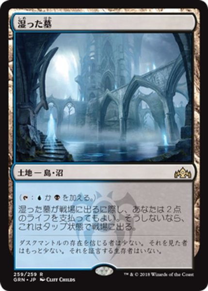 画像1: 【JPN】湿った墓/Watery Grave[MTG_GRN_259R] (1)