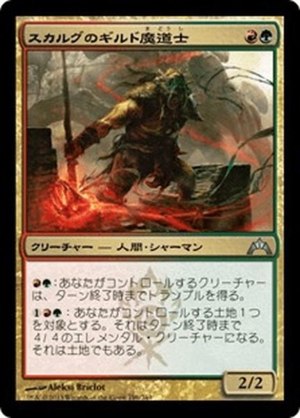 画像1: 【JPN】スカルグのギルド魔道士/Skarrg Guildmage[MTG_GTC_196U] (1)