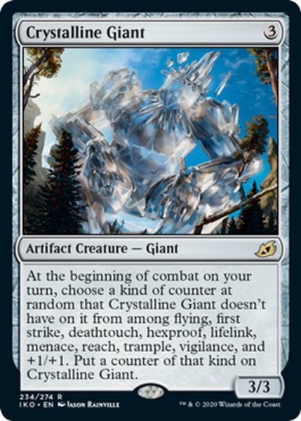 画像1: 【ENG】結晶の巨人/Crystalline Giant[MTG_IKO_234R] (1)