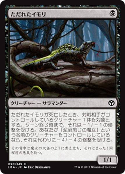 画像1: 【JPN】ただれたイモリ/Festering Newt[MTG_IMA_090C] (1)