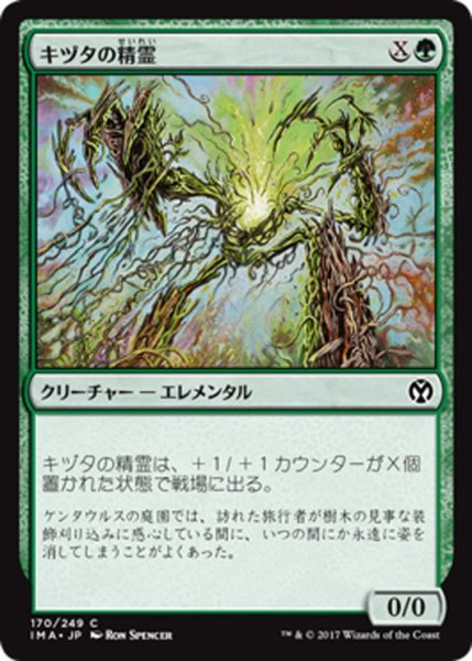 画像1: 【JPN】キヅタの精霊/Ivy Elemental[MTG_IMA_170C] (1)