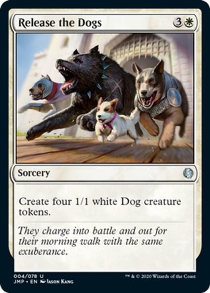 画像1: 【ENG】犬たちの解き放ち/Release the Dogs[MTG_JMP_004U] (1)