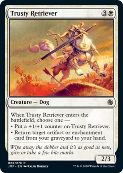 画像1: 【ENG】信頼おける回収者/Trusty Retriever[MTG_JMP_008C] (1)