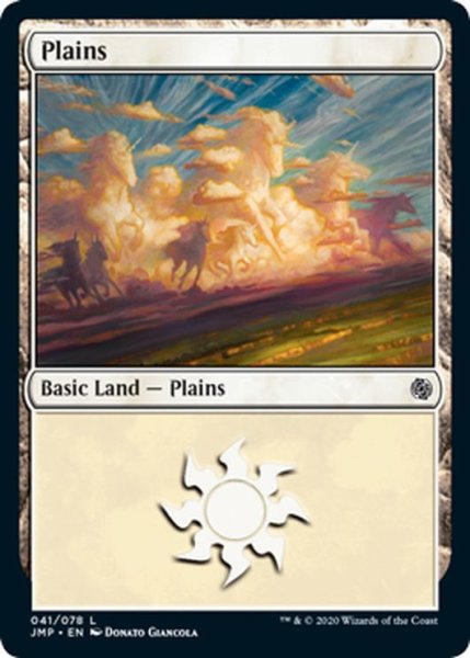 画像1: 【ENG】平地/Plains[MTG_JMP_041L] (1)