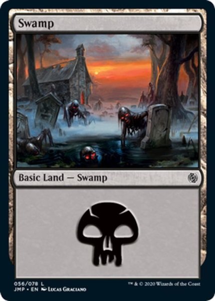 画像1: 【ENG】沼/Swamp[MTG_JMP_056L] (1)