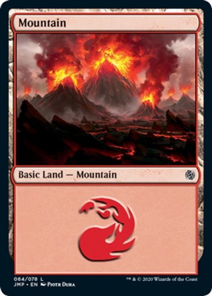 画像1: 【ENG】山/Mountain[MTG_JMP_064L] (1)